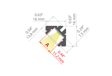 LED-Unterbauleuchte 45-16